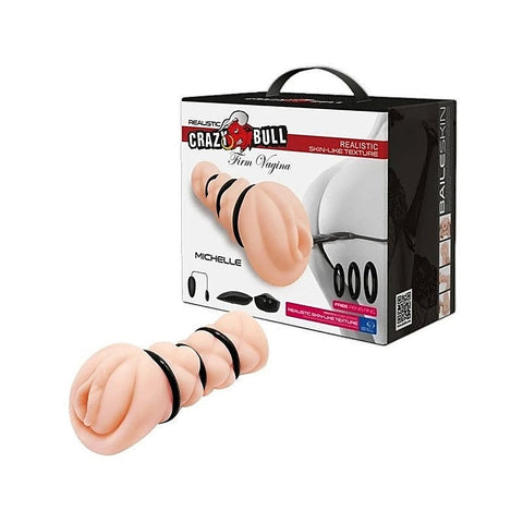 Crazy Bull Michelle Firm Vagina Vibrating Realistic Stroker