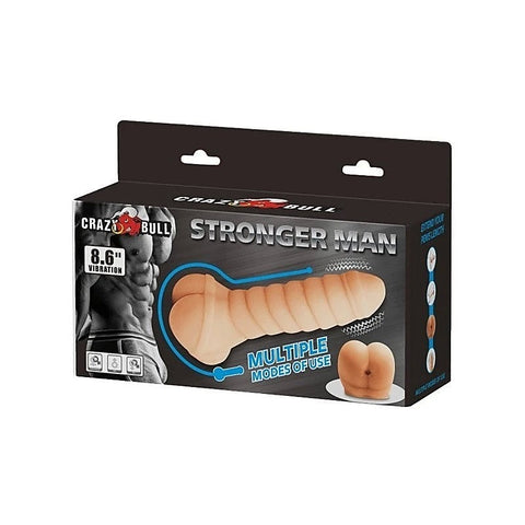 Crazy Bull Stronger Man 8.6 Inches Vibrating Masturbator
