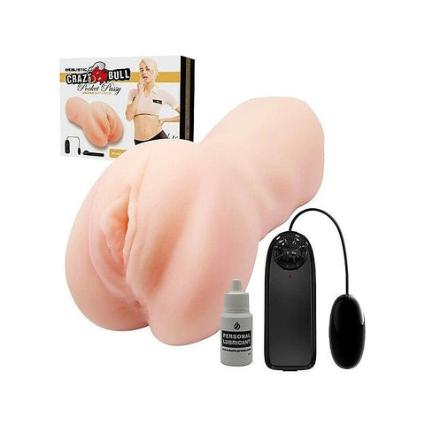 Crazy Bull Lea Vibrating Pocket Pussy by Baile