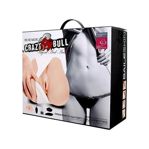 Crazy Bull Missionary Vagina & Anal Masturbator by Baile