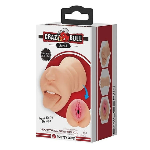 Crazy Bull Sarah Dual Channel Male Masturbator