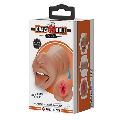 Crazy Bull Sarah Dual Channel Male Masturbator