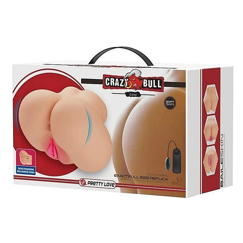 Crazy Bull Luna Vibrating Realistic Vagina and Anus
