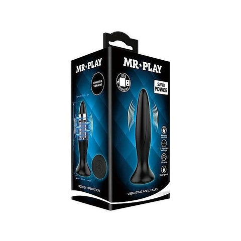 Mr Play 12 Function Vibrating Anal Plug by Baile