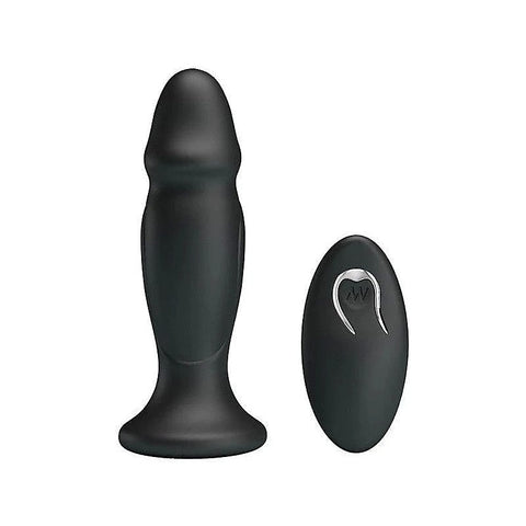 Sleek & Powerful Vibrating Remote Control Anal Plug by Baile