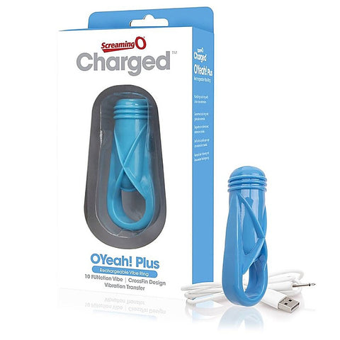 Charged Oyeah! Plus Vibrating Cock Ring by Screaming O