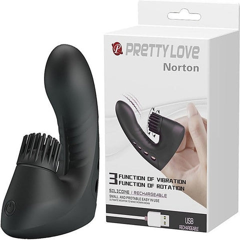 Rechargeable Magic Drill Finger Vibrator by Baile