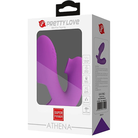 Athena Rechargeable Silicone Finger Vibrator by Baile