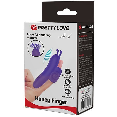 Snail Rechargeable 10 Function Clitoral Massager by Baile