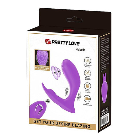 Idabelle 12 Functions Rechargeable Clitoral Stimulator