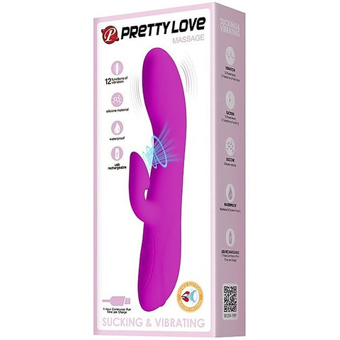 Pretty Love Flirt Rechargeable Rabbit Vibrator by Baile
