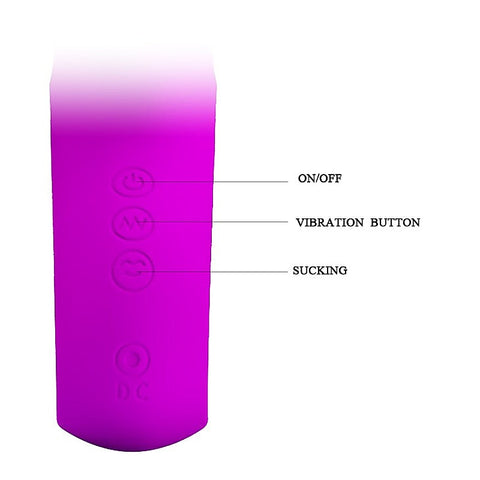 Pretty Love Nicola Silicone 24 Function Clit Suction Rabbit