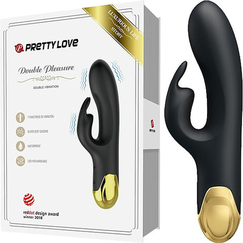 Pretty Love Double Pleasure 7 Function Rechargeable Rabbit