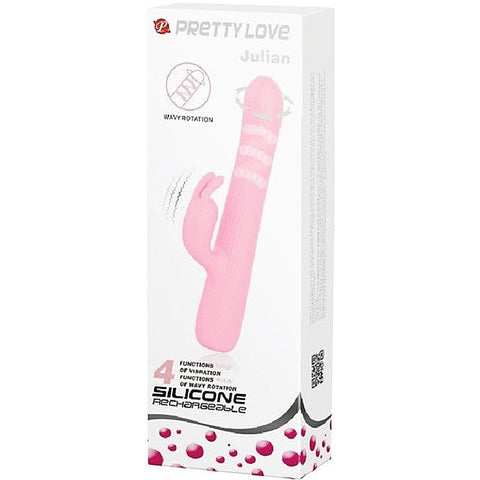 Pretty Love Rechargeable Julian Silicone Rabbit Vibrator