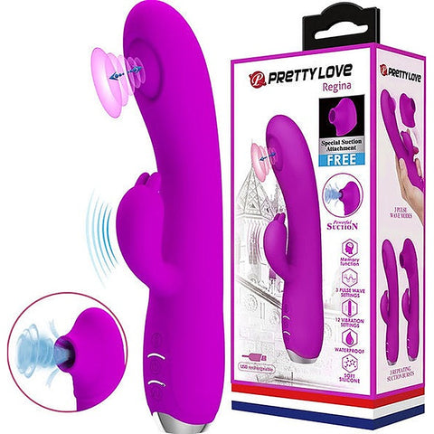 Regina Pulsating Rabbit Vibrator by Baile