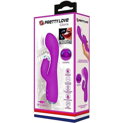 Pretty Love Gloria Silicone Rabbit Vibrator by Baile