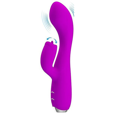Pretty Love Gloria Silicone Rabbit Vibrator by Baile