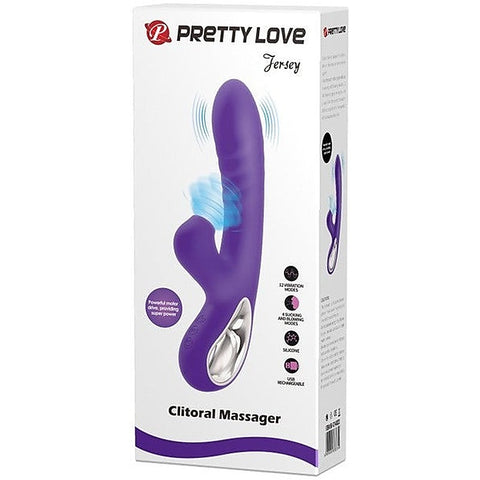 Jersey Rechargeable Multi-Function Rabbit Massager by Baile