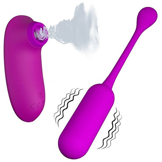 Pretty Love Curupira 2-in-1 Remote Control Clitoral Massager