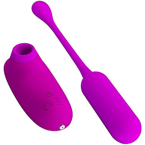 Pretty Love Curupira 2-in-1 Remote Control Clitoral Massager