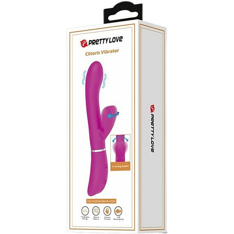 Pretty Love USB Rechargeable Rabbit Vibrator by Baile