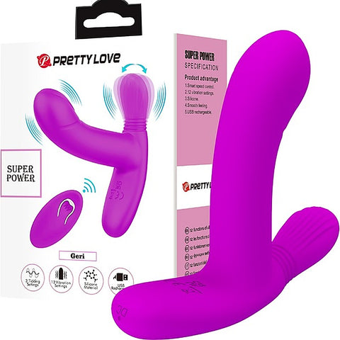 Pretty Love Geri Rechargeable 12 Function Vibrator by Baile