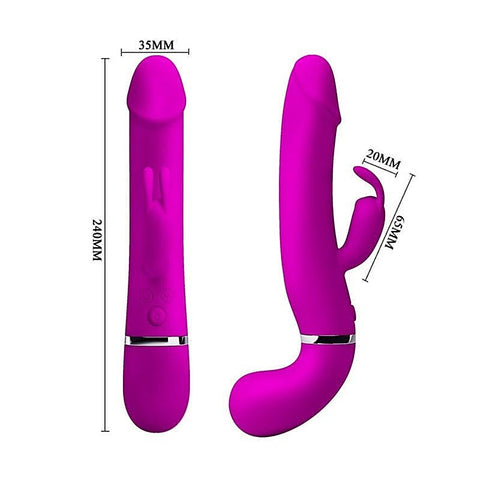 Rechargeable Squirting Henry Rabbit Vibrator by Baile