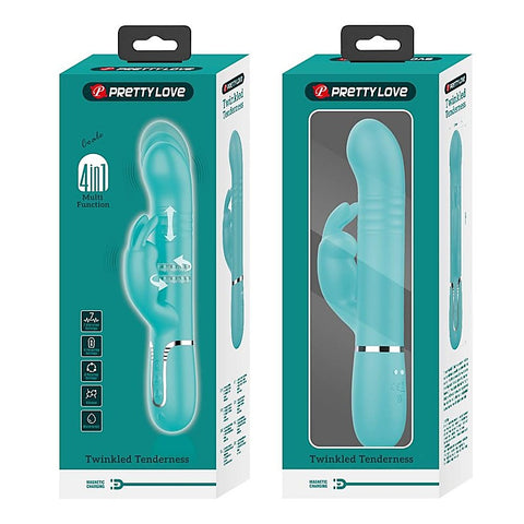 Pretty Love Coale 4-in-1 Multi-Function Twin Motor Rabbit