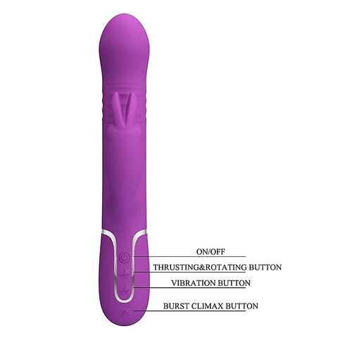 Pretty Love Coale 4-in-1 Multi-Function Twin Motor Rabbit