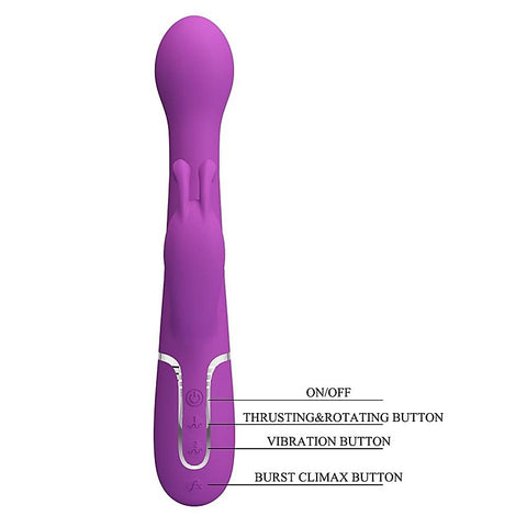 Pretty Love Dejon 3 in1 Multi Function Rabbit Ear Adult