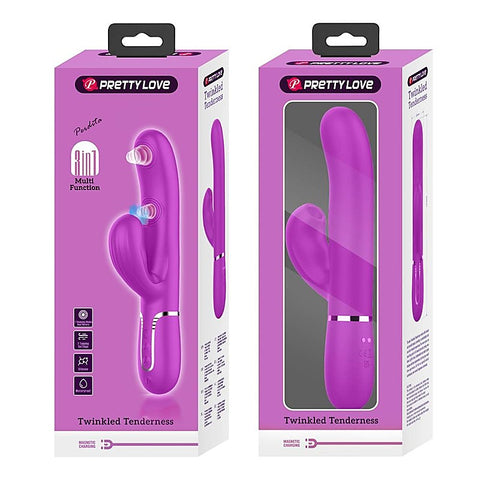 Pretty Love Perdita 3-in-1 Rabbit Vibrator by Baile