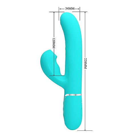 Pretty Love Perdita 3-in-1 Rabbit Vibrator by Baile
