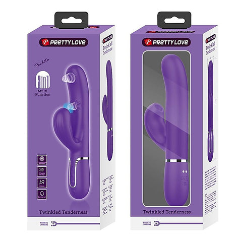 Pretty Love Perdita 3-in-1 Rabbit Vibrator by Baile