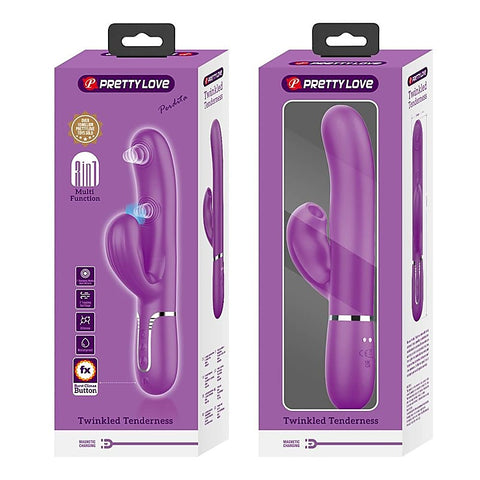 Pretty Love Perdita 3-in-1 Rabbit Vibrator by Baile