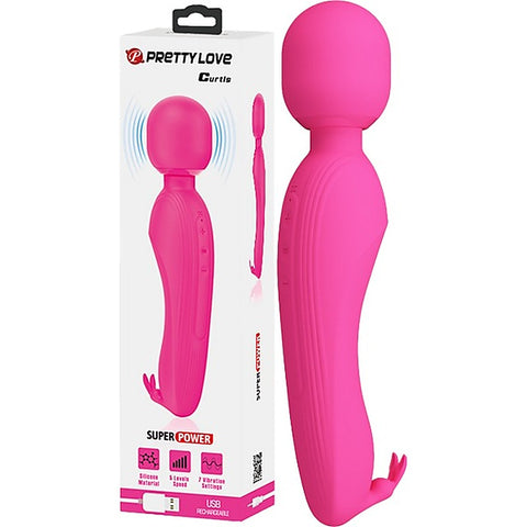 Pretty Love Rechargeable Curtis Vibrating Body Wand by Baile