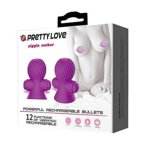 Pretty Love 12 Function Womens Nipple Sucker by Baile