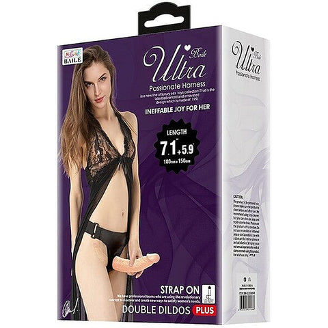 Pretty Love Ultra Passionate Double Dildo Strap On Harness