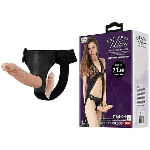 Pretty Love Ultra Passionate Double Dildo Strap On Harness