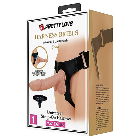 Pretty Love Universal Strap On Harness Dildo by Baile
