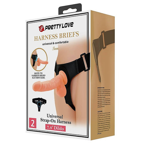 Pretty Love Universal Strap On Harness Dildo by Baile