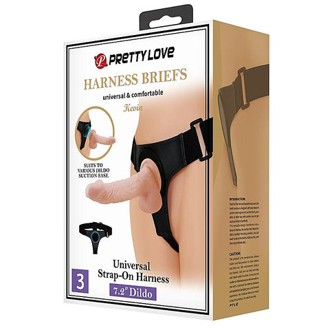 Pretty Love Universal Strap On Harness Dildo by Baile