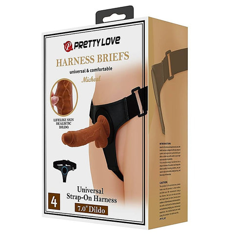 Pretty Love Universal Strap On Harness Dildo by Baile