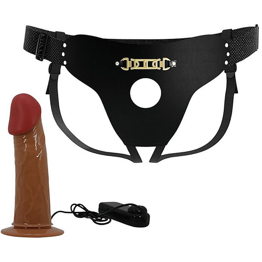 Pretty Love Stark Vibrating Universal Strap On Harness With