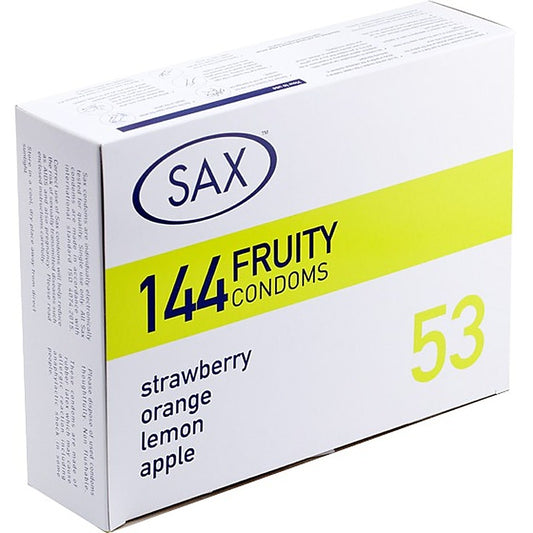 Fruity Condoms 144 Pack by Sax