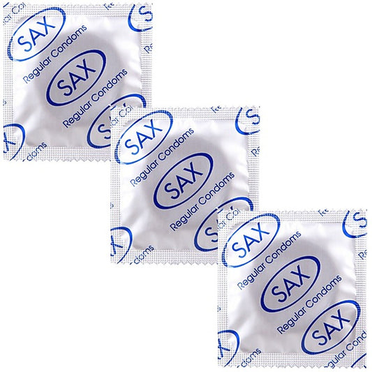 Regular Latex Condoms 53mm 144 Pack by Sax
