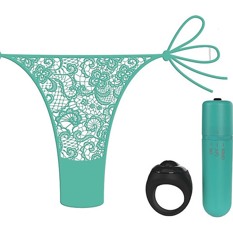 Vibrating Panty Set With Remote Ring 4T by Screaming O