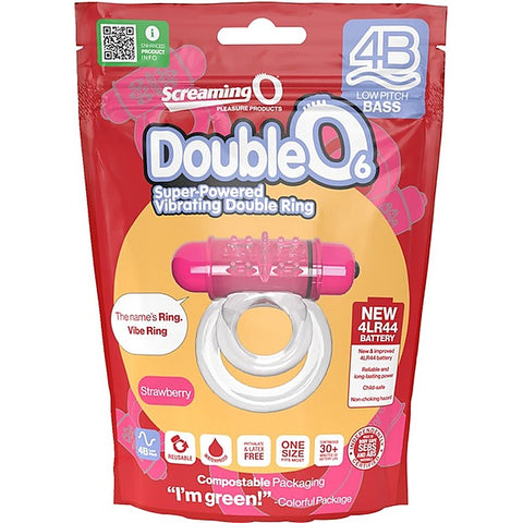 Double O 6 4B Low Pitch Bass Vibrating Cock Ring