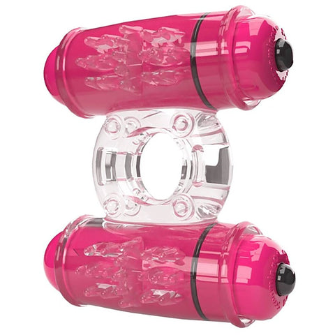 Double Wammy Vibrating Cock Ring by Screaming O
