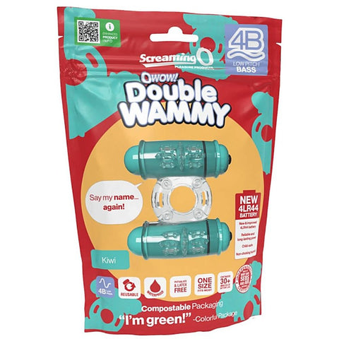 Double Wammy Vibrating Cock Ring by Screaming O