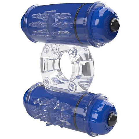 Double Wammy Vibrating Cock Ring by Screaming O